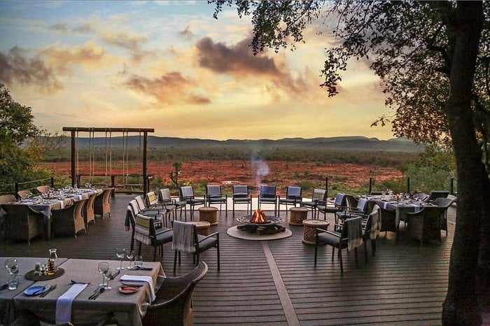 the main deck at madikwe hills